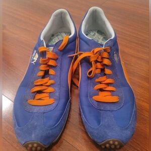 Puma Blue & Orange Suede Sneakers Size 13